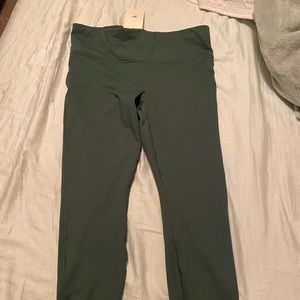 Fabletics Olive Green High Waisted Cold Leggings